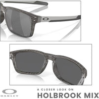 Lentes de sol Oakley Holbrook Mix para hombre con correa y kit de cuidado