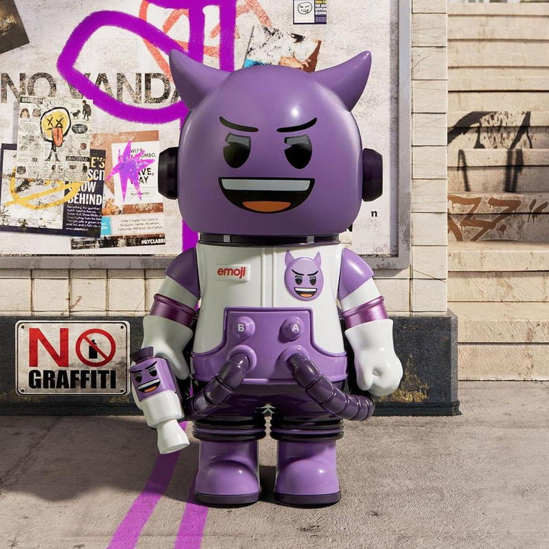 POP MART MEGA Space Molly 100% × Serie Emoji, figuras sorpresa de diseño aleatorio para colección y decoración