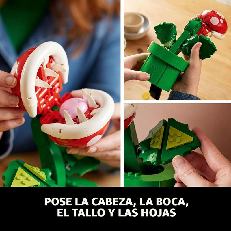 LEGO Super Mario Piranha Plant Set de construcción para adultos, coleccionable de Super Mario para decoración y regalo