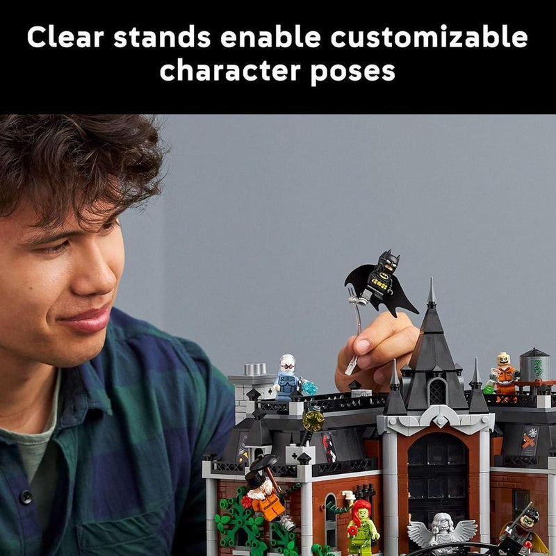 LEGO DC Batman Arkham Asylum para adultos, decoración de hogar u oficina, ideal para fans de cómics y películas, 76300