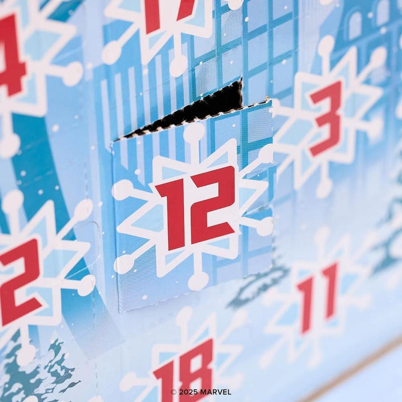Calendario de cuenta regresiva Pop! Bitty de Marvel - 24 días de sorpresas con mini figuras coleccionables de Funko