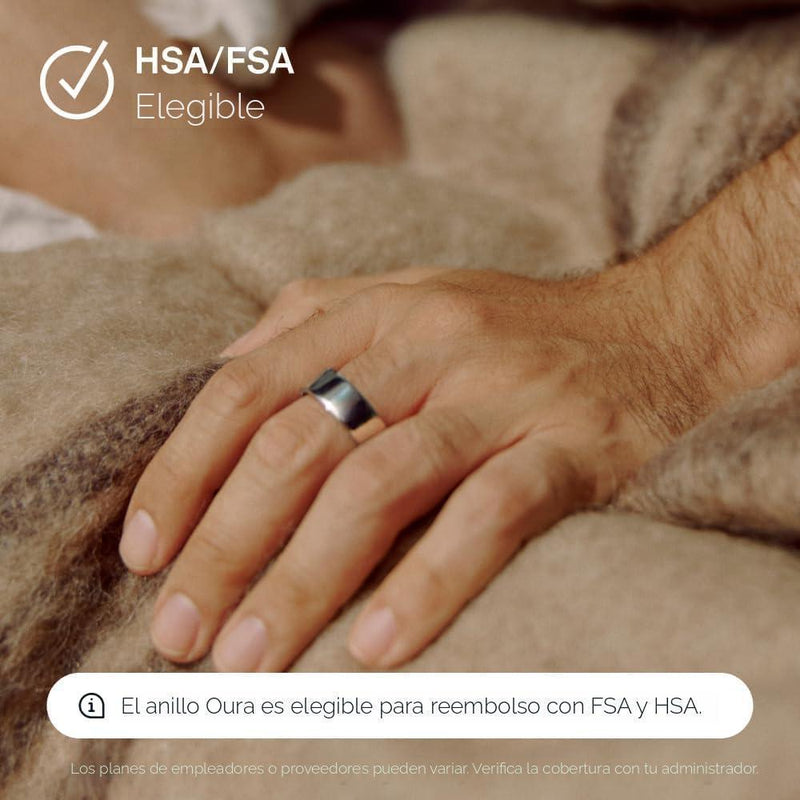 Anillo Oura 4 Plata - Monitoriza métricas de salud como sueño, actividad y más. Incluye conectividad Bluetooth y larga duración