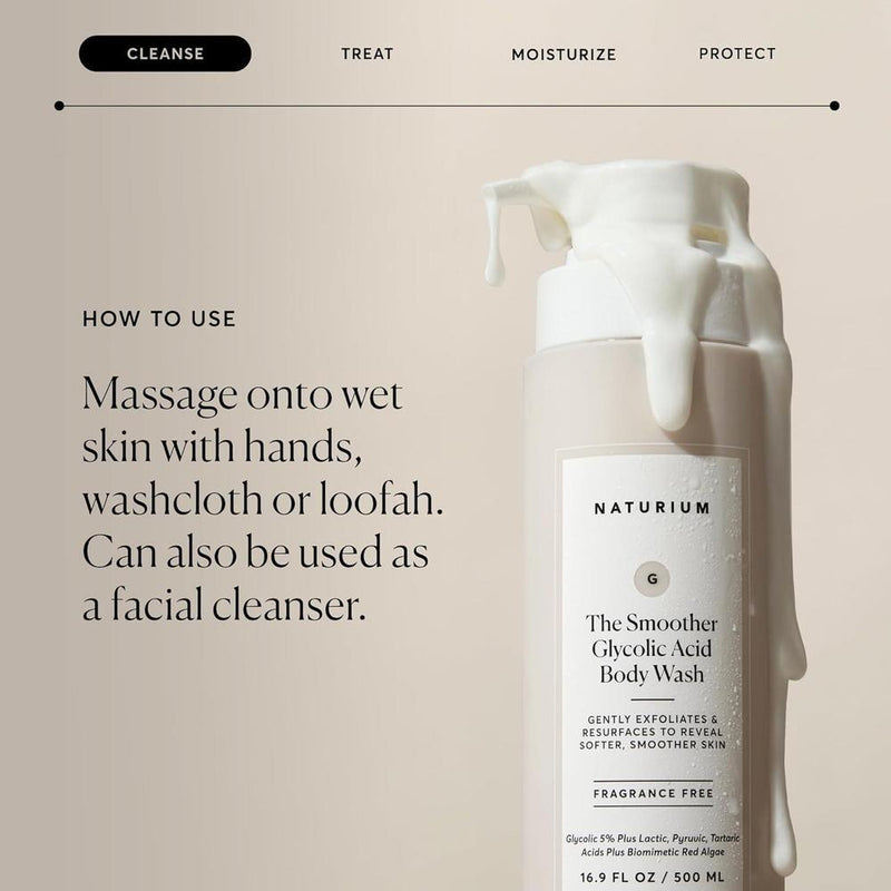 Gel De Baño Exfoliante Naturium Ácido Glicólico 500ml