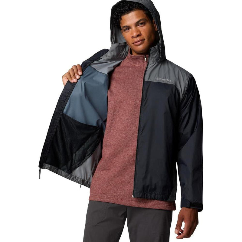 Chaqueta Impermeable Columbia para Hombre Glennaker Lake II con Capucha Plegable y Bolsillos