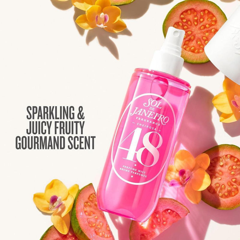 Sol de Janeiro Set de Regalo: Fragancias Cheirosa 68 y 48 para Cabello y Cuerpo con Bolsa Rosa Exclusiva
