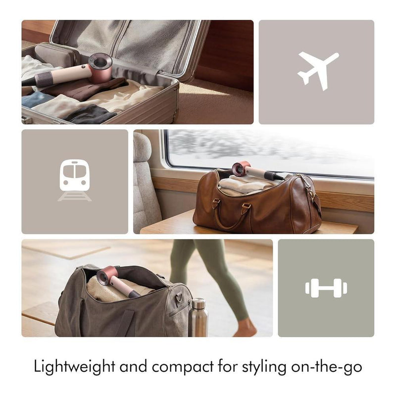 Dyson secador de pelo supersónico de viaje, tecnología avanzada en diseño compacto y portátil