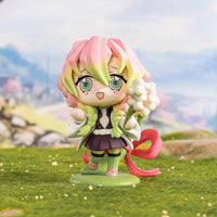 POP MART Demon Slayer - Figuras de la serie de flores de nacimiento, diseño aleatorio en caja ciega, colección y decoración