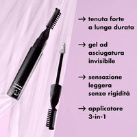 e.l.f. Gel Laminador de Cejas, Fijación Fuerte, Secado Transparente y Resistente al Agua, Crea Cejas Laminadas, Peina y Esculpe Cejas, Vegano y Cruelty-Free