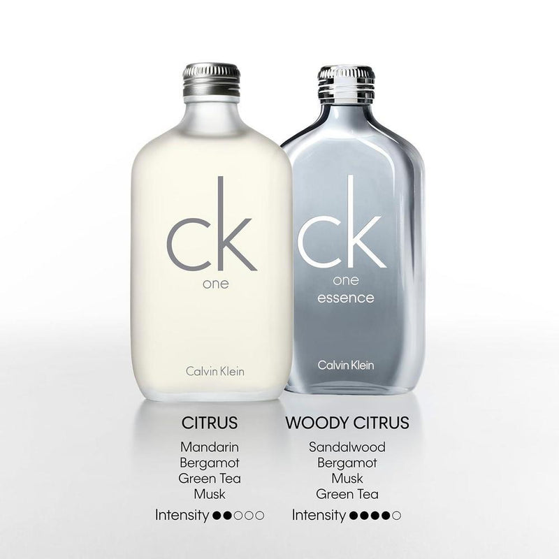 Calvin Klein CK One Essence Parfum Intense - Colonia unisex fresca con bergamota, té verde y sándalo