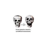 Estacas de esqueleto AISENO para decoración de Halloween en jardín con manos de zombi y cráneos, para escenas de cementerio