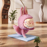 POP MART Figuras de The Monsters Lazy Yoga, figuras sorpresa coleccionables para decoración y regalo, estilo caja ciega aleatoria