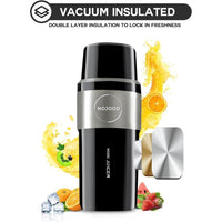 Licuadora Mojoco personal portátil recargable, cuchillas de acero inoxidable, ideal para batidos y smoothies en movimiento