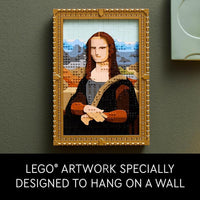 LEGO Art Mona Lisa Juego de construcción de Arte para Adultos - Ideal para Amantes de Rompecabezas y Arte de Leonardo da Vinci
