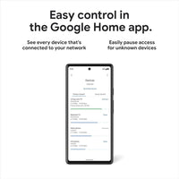 Google Nest WiFi Pro Wi-Fi 6E con velocidad rápida y cobertura total del hogar, router de malla color citronela