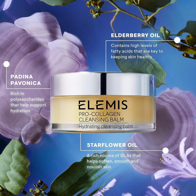 Bálsamo limpiador facial ELEMIS Pro-Collagen para desmaquillar e hidratar con aceites esenciales para limpieza profunda