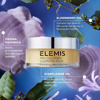 Bálsamo limpiador facial ELEMIS Pro-Collagen para desmaquillar e hidratar con aceites esenciales para limpieza profunda