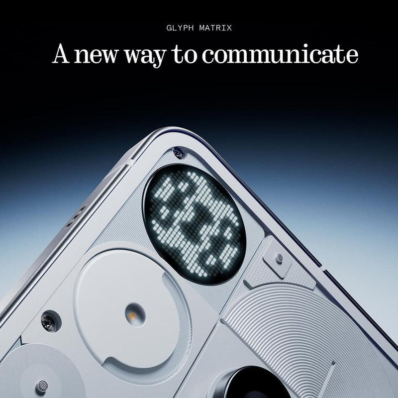 Nothing Phone (3) Celular 5G Desbloqueado 2025, Android 15, Snapdragon 8s Gen4, Cuatro Cámaras 50MP, Pantalla AMOLED, Batería 5150mAh