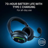 Auriculares Inalámbricos Razer Barracuda X Chroma con Bluetooth, Mic Desmontable, Iluminación RGB, Batería de 70h, para Gaming