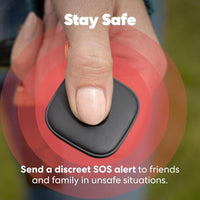 Tile Mate de Life360, rastreador Bluetooth y localizador de llaves, compatible con iOS y Android, paquete de 4, color negro