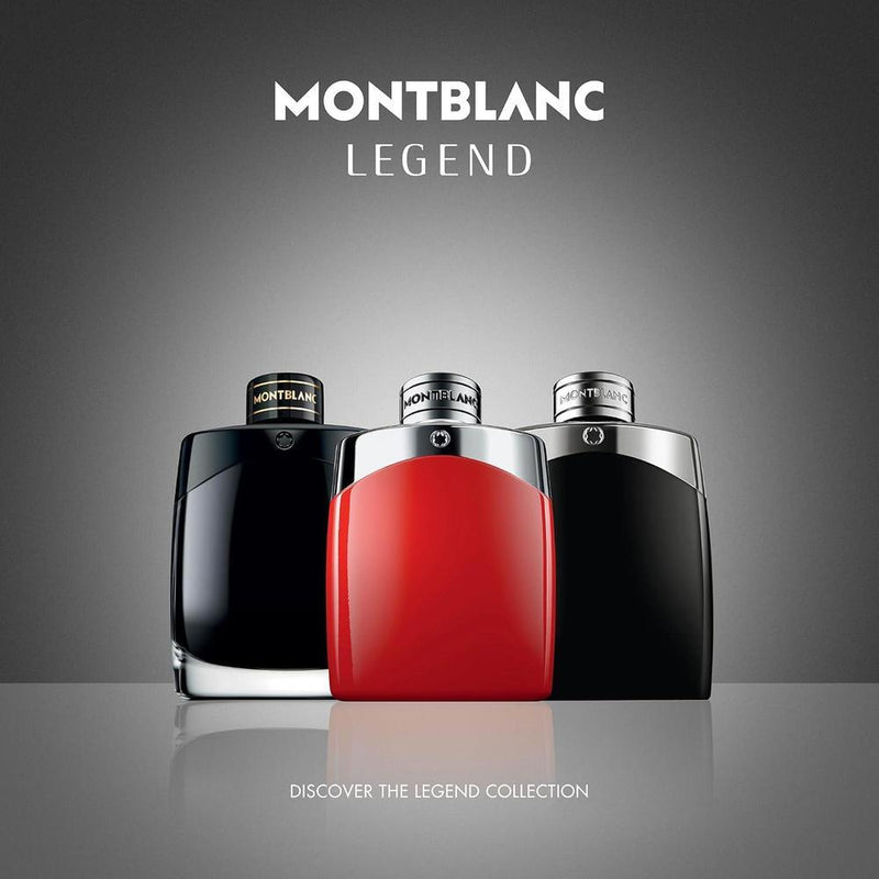 MONTBLANC Legend Eau de Parfum, fragancia duradera con notas de violeta, geranio y madera vibrante, tipo fougère aromático