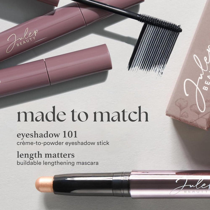 Sombra De Ojos Julep 101 Resistente Al Agua Neutra Mate Con Difuminador Integrado
