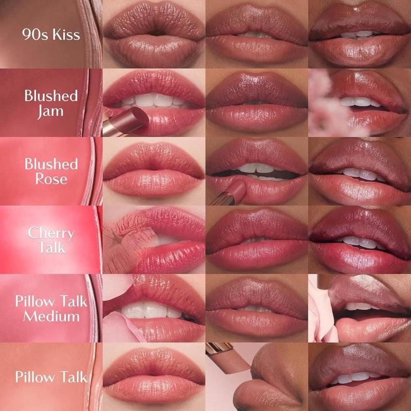 Pillow Talk Blush Balm Lip Tint De Charlotte Tilbury Pillow Talk Rosa Nude Transparente