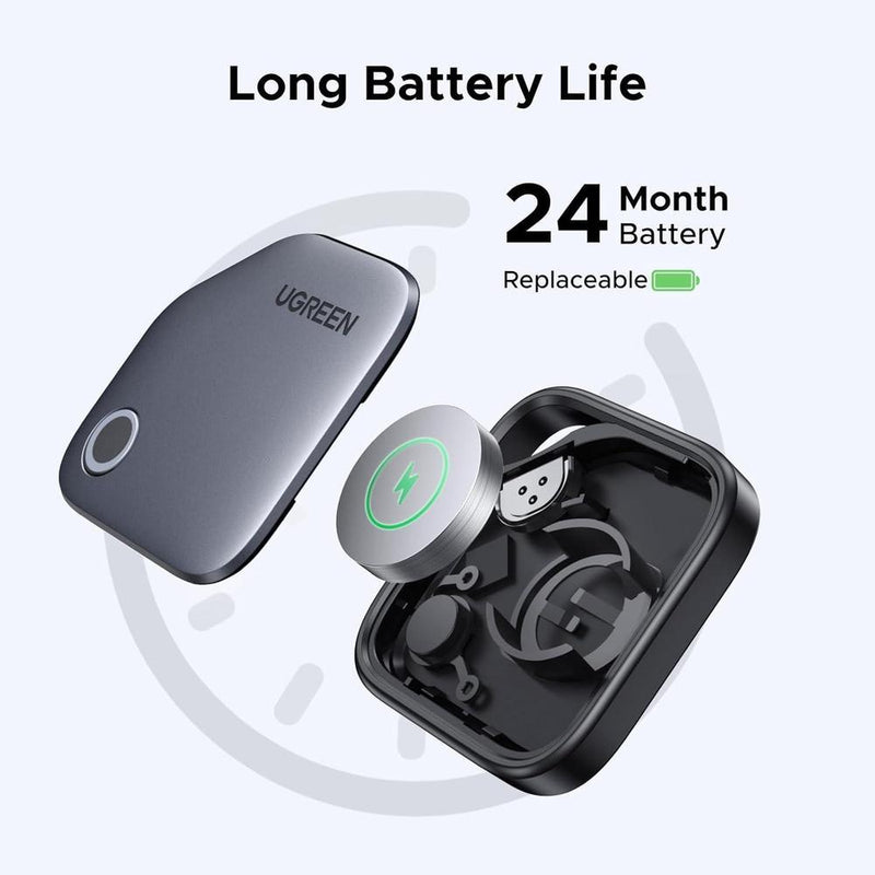 UGREEN FineTrack - Buscador inteligente compacto, con Apple Find My, batería de larga duración, diseño seguro y portátil