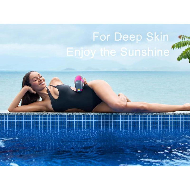 Depiladora láser de diodo DermRays para pieles oscuras con tecnología 1064nm, reducción de cabello permanente. Ideal para hombre y mujer