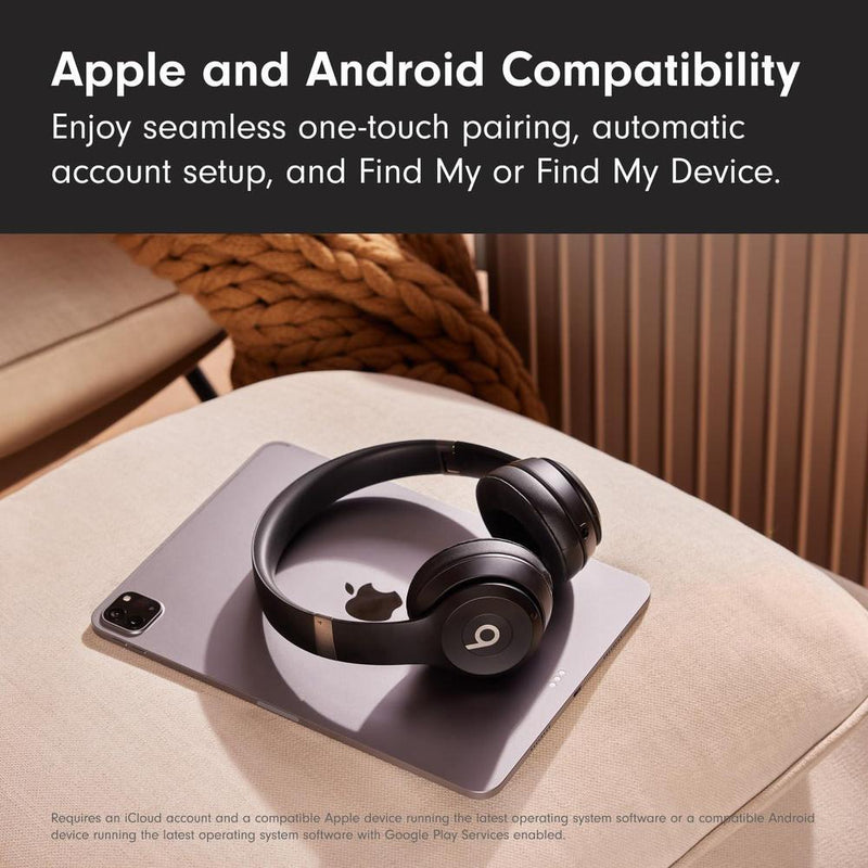 Beats Solo 4, Auriculares Bluetooth inalámbricos con compatibilidad Apple y Android, batería de hasta 50 horas, color negro mate