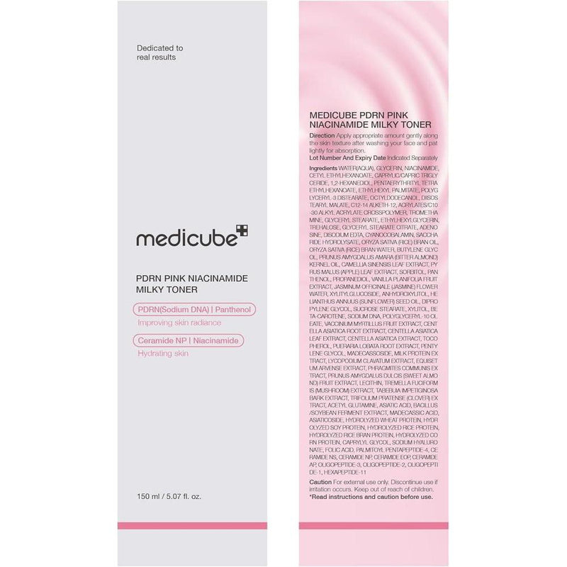 Medicube Pdrn Tónico Rosa Niacinamida Peptido Hidratante 150ml