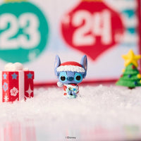 Calendario de adviento Funko Pop! Bitty con figuras coleccionables de Stitch Holiday, perfecto para regalo y decoración