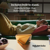 Kobo Libra Colour SleepCover con tecnología sleep/wake, soporte de cuero vegano, compatible con Kobo Libra Colour eReader