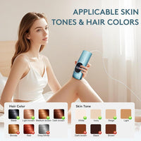 Depiladora láser IPL para mujeres y hombres, máquina portátil con tecnología de enfriamiento, 999,999 destellos, incluye afeitadora y gafas