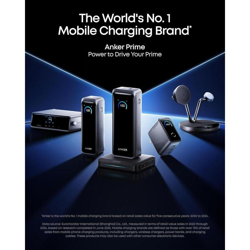 Anker Power Bank, 3 puertos, 26,250mAh, máximo 300W, carga bidireccional, TSA aprobado, control app, para MacBook iPhone