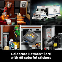 LEGO DC Batman Arkham Asylum para adultos, decoración de hogar u oficina, ideal para fans de cómics y películas, 76300