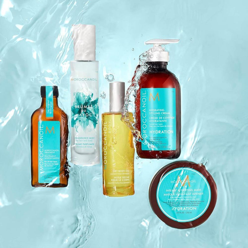 Mist Fragancia Moroccanoil para cabello y cuerpo, con aceite de argán y vitamina E, aroma ámbar y floral dulce