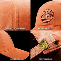 Timberland Soundview - Gorra de béisbol infantil, lona de algodón, ajustable, ligera, duradera, talla única