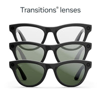 Ray-Ban Meta (Gen 2) Skyler - Shiny Black / Transitions Graphite Green — Gafas inteligentes IA, cámara 12MP