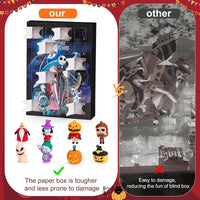 Calendario de Adviento de Halloween 2025 con 24 coleccionables para niños, adultos y adolescentes. Adornos decorativos para regalos
