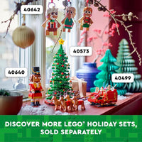 Juego exclusivo LEGO Trineo de Santa con figura de Papá Noel y renos, ideal para amantes de la Navidad y LEGO