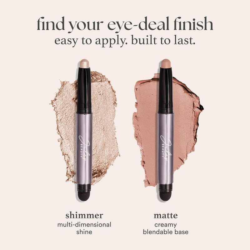 Sombra De Ojos Julep Crema A Polvo Resistente Al Agua Color Amatista Brillante Con Difuminador Integrado