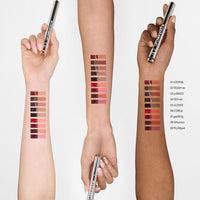 Sacheu Lip Liner Stay-N, delineador de labios de larga duración con ácido hialurónico y vitamina E, acabado mate vegano