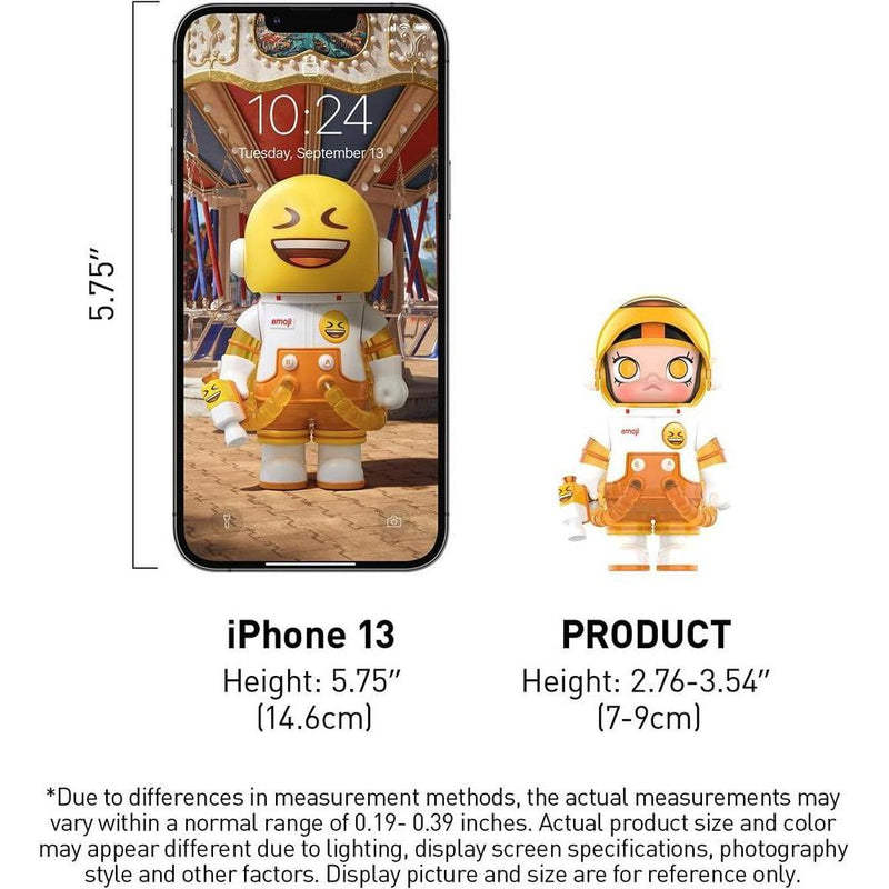 POP MART MEGA Space Molly 100% × Serie Emoji, figuras sorpresa de diseño aleatorio para colección y decoración
