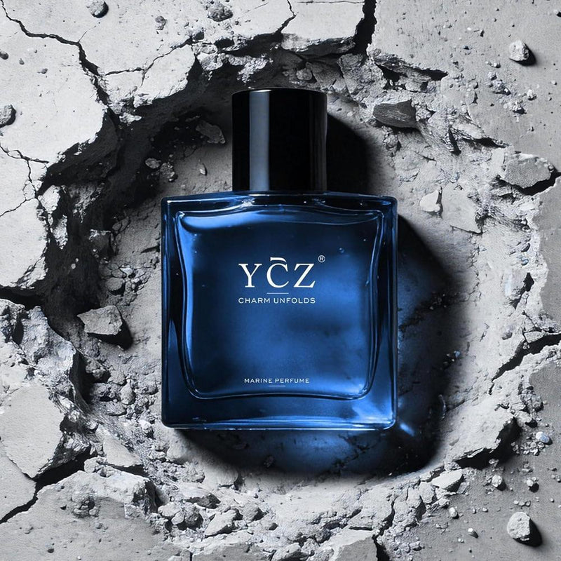 Ycz Charm Unfolds Perfume Marino para Hombres, Colonia Eau De Parfum de Larga Duración, Fragancia Oriental Amaderada