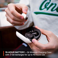 SteelSeries Arctis GameBuds con Switch Wireless 2.4GHz, Bluetooth 5.3, cancelación de ruido, presets de audio, batería 40H - Blanco
