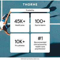 Vitamina D3 THORNE suplemento salud oseo e inmune sin gluten, lácteos o soja certificado NSF deporte 60 cápsulas