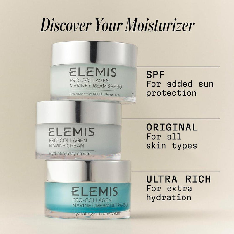 ELEMIS Pro-Collagen Marine Cream SPF 30, hidratante facial antiarrugas con protección solar