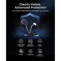 Anker Prime MagSafe: Estación de carga inalámbrica 3 en 1, certificada Qi2 para iPhone y Apple Watch con pantalla inteligente