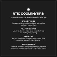 RTIC Enfriador Ultraligero 32 Cuartos, Portátil y Aislado para Bebidas y Camping, 30% más Ligero que Refrigeradores Convencionales