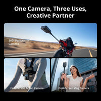 DJI Osmo 360 Adventure Combo, cámara 360 con imagen avanzada, duración extendida, video 8K y Boost, ideal para deportes y vlogs